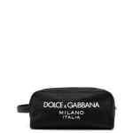 Dolce & Gabbana Nylon toiletry bag with rubberized logo