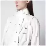 Vivienne Westwood White Halston shirt with cut-out details