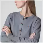 Vivienne Westwood Bea cotton and cashmere cardigan in dark grey