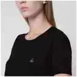 Vivienne Westwood Bea knitted cotton and cashmere T-shirt in black