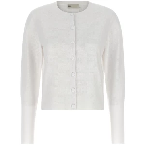 Tory Burch Pointelle Viscose Cardigan
