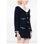 Self-Portrait Bouclé cropped jacket