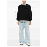 Maison Kitsuné Fox-embroidered cotton sweatshirt
