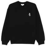 Maison Kitsuné Fox-embroidered cotton sweatshirt