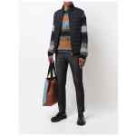 Emporio Armani Full-zip, sleeveless quilted nylon down jacket with eagle logo patch