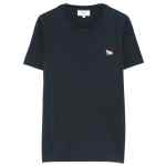 Maison Kitsuné Embroidered-logo t-shirt