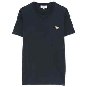 Maison Kitsuné Embroidered-logo t-shirt