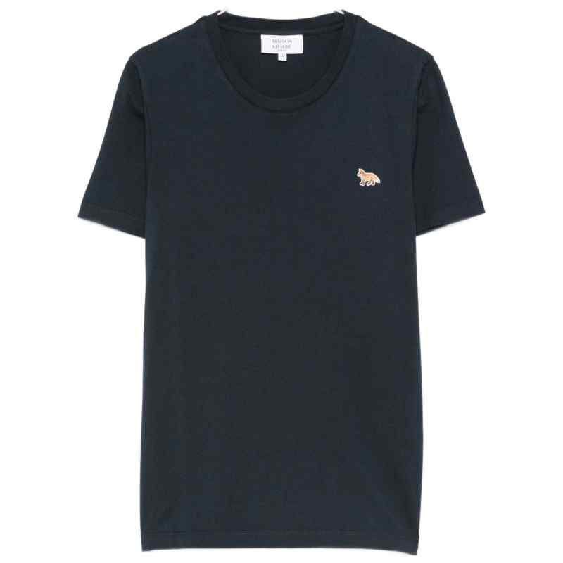 Maison Kitsuné Embroidered-logo t-shirt