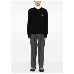 Maison Kitsuné Bold fox head patch sweater