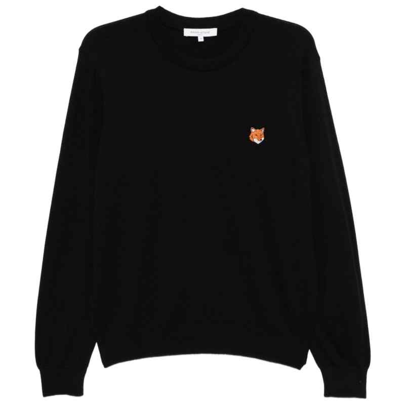 Maison Kitsuné Bold fox head patch sweater