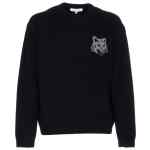 Maison Kitsuné Sweater with fox embroidery