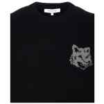 Maison Kitsuné Sweater with fox embroidery