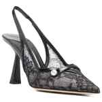 Jimmy Choo Amita 45 patent leather slingback pumps