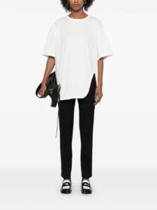 The Attico Asymmetric cotton t-shirt