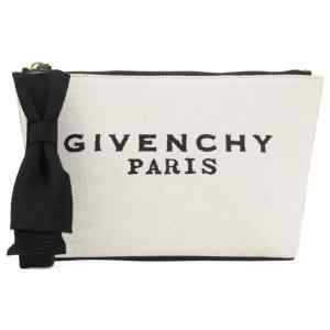 Givenchy Pouch In Canvas With Bow