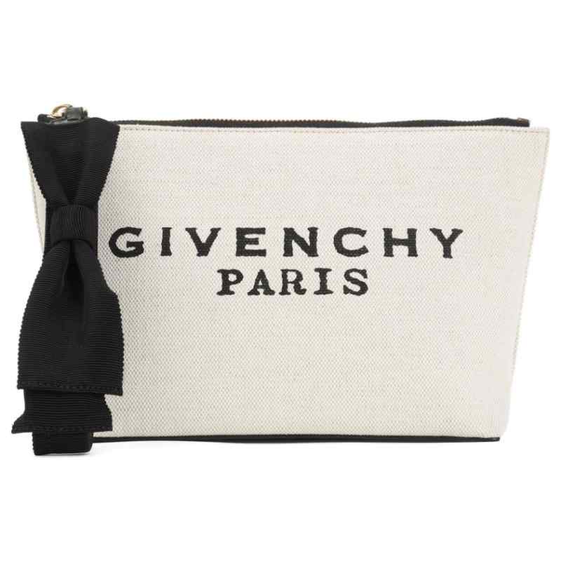 Givenchy Pouch In Canvas With Bow