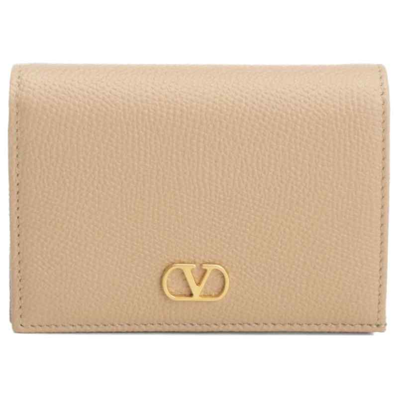 190156988-ss26-valentinogaravanipre-wp0aj3snpwrp Valentino Garavani-VLogo Signature Grainy Calfskin Wallet