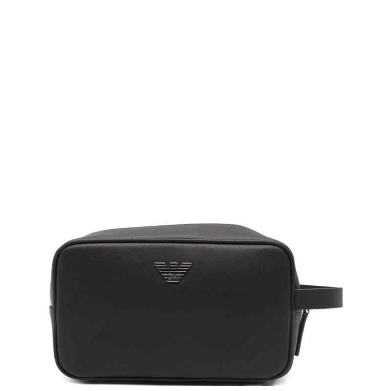 Emporio Armani Asv Regenerated Saffiano Washbag