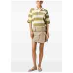 Ami Paris Ami De Coeur striped polo shirt