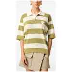 Ami Paris Ami De Coeur striped polo shirt