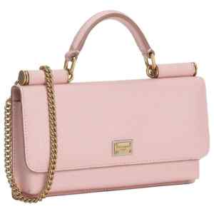 Dolce & Gabbana-Miss Sicily mini bag in pink leather