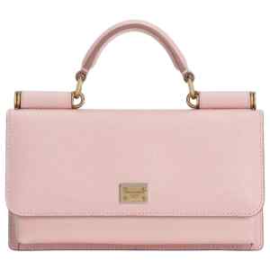 Dolce & Gabbana-Miss Sicily mini bag in pink leather