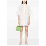 Forte Forte Embroidered cotton shirtdress