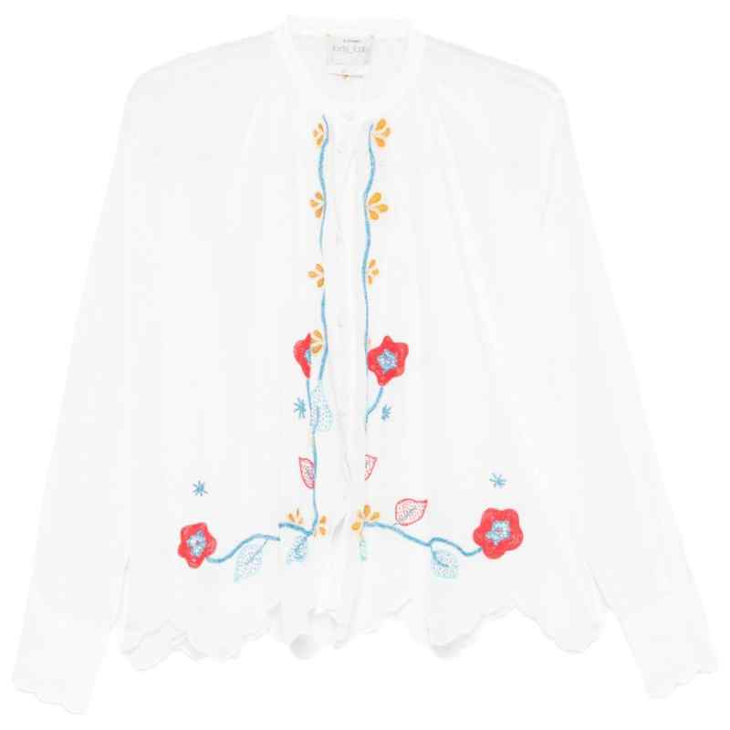 Forte Forte Embroidered cotton shirt