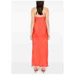 Forte Forte V-neck thin straps Long slip dress