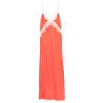Forte Forte V-neck thin straps Long slip dress
