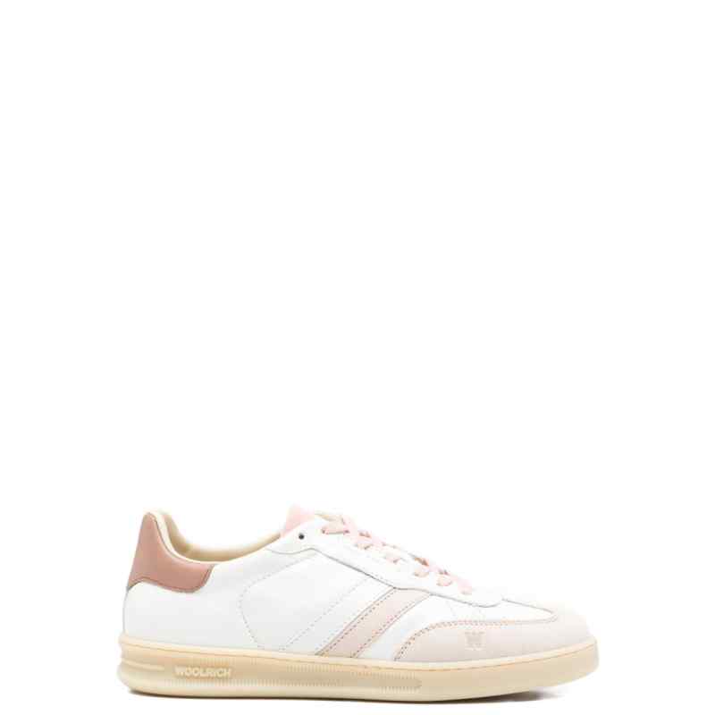 Woolrich Double U Leather Sneakers
