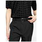 Emporio Armani Exclusive Reversible Saffiano Leather Belt