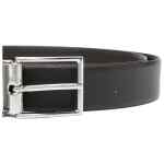 Emporio Armani Exclusive Reversible Saffiano Leather Belt