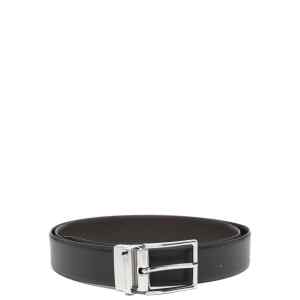 Emporio Armani Exclusive Reversible Saffiano Leather Belt