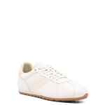 Woolrich Flat Sneakers in Calfskin with Side Bands