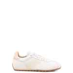Woolrich Flat Sneakers in Calfskin with Side Bands