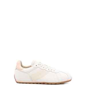 Woolrich Flat Sneakers in Calfskin with Side Bands