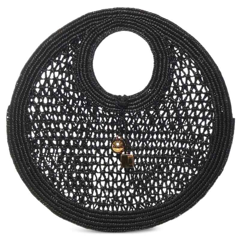 Jacquemus Spiaggia small rafia handbag