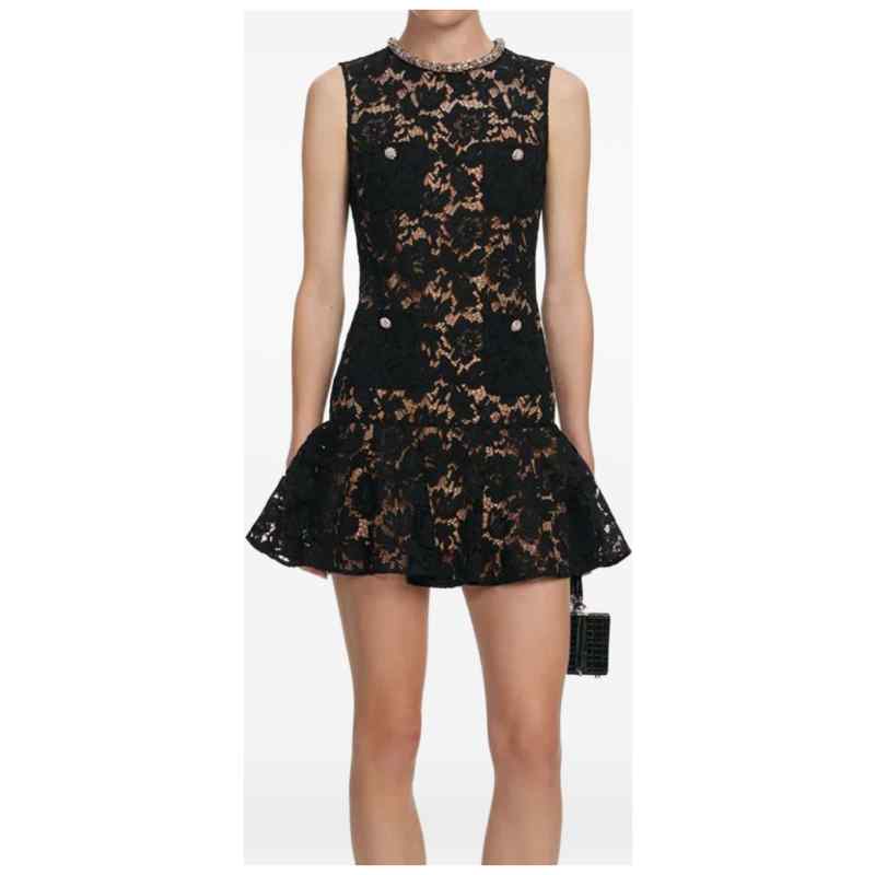 Self-Portrait Lace mini dress