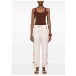 Forte Forte Embroidered cotton trousers