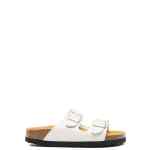 Woolrich Two Bands leather sandals