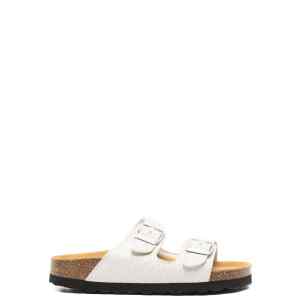 Woolrich Two Bands leather sandals