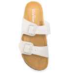 Woolrich Two Bands leather sandals