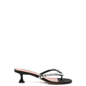 Amina Muaddi Sandals BLACK