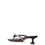 Amina Muaddi Sandals BLACK