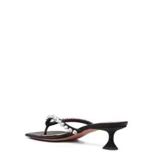 Amina Muaddi Sandals BLACK