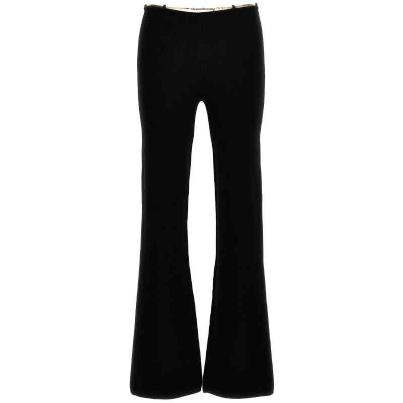 Alexander Wang Gold Nameplate Chain Pants