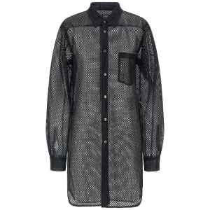 Comme Des Garcons Black Mesh Shirt