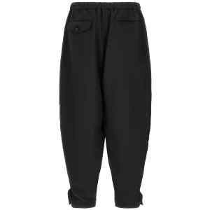 Comme Des Garcons Black Barrel Leg Pants