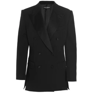 Dolce & Gabbana Padded Shoulders Double-breasted Blazer Jacket